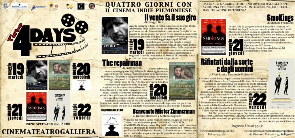 Torino 4Days 19-22 maggio programma
