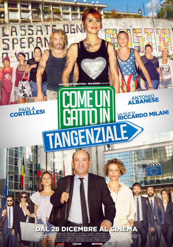 12.come un gatto in tangenziale poster