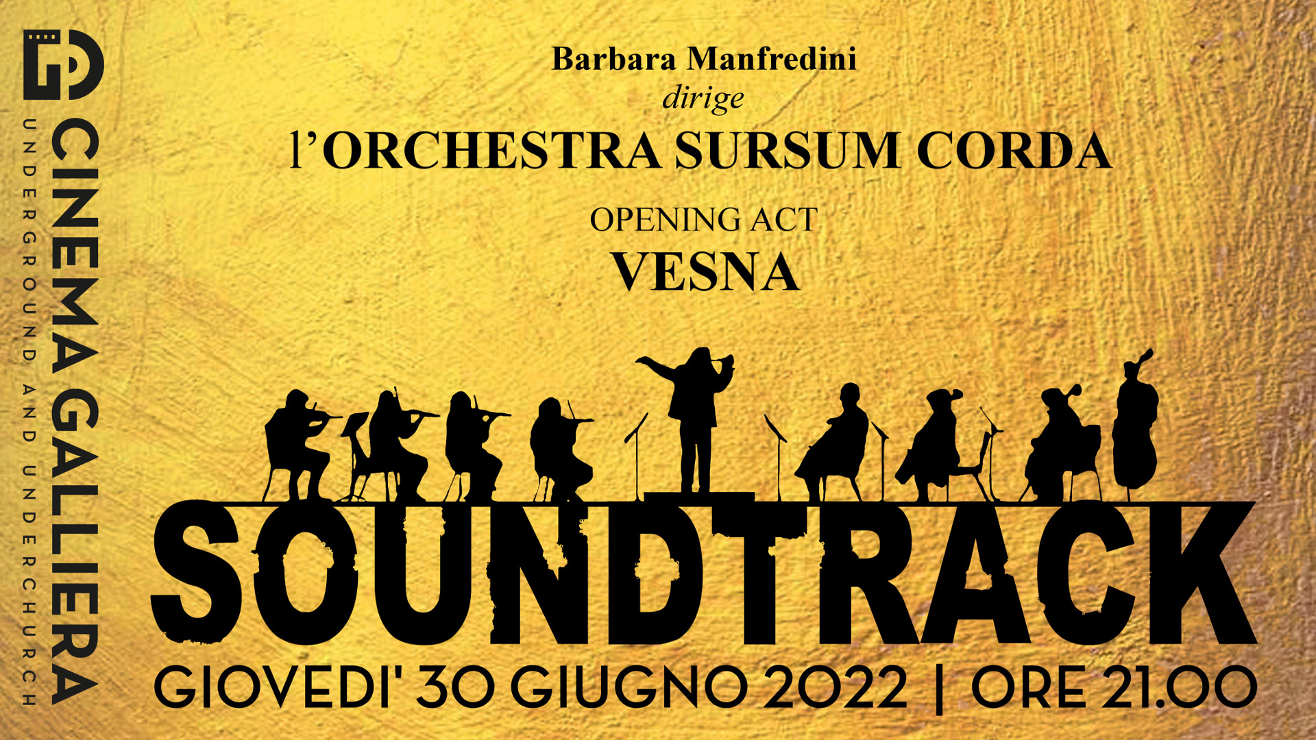 SOUNDTRACK COVER EVENTO
